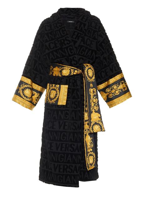 versace bathrobe mens|versace dressing gowns for men.